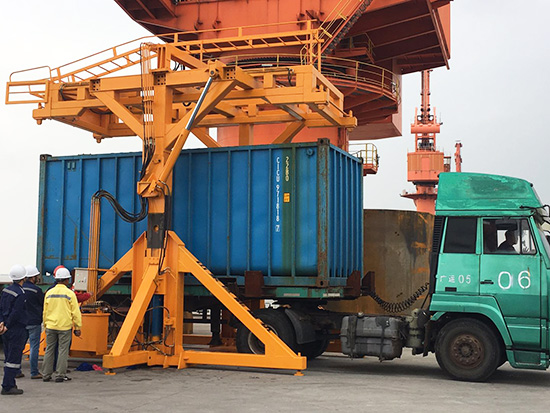 FZJ30-&nbsp;DD单车道单翻集装箱翻转机